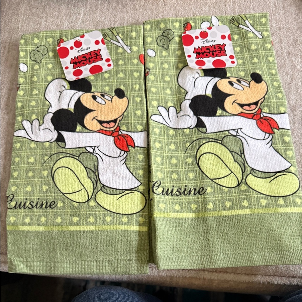 Disney Mickey Mouse Cotton Kitchen Towels